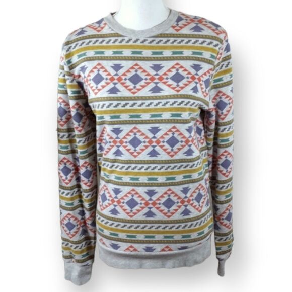 H&M BOHO-INSPIRED AZTEC PULLOVER SZ.XS EUC - Picture 1 of 4